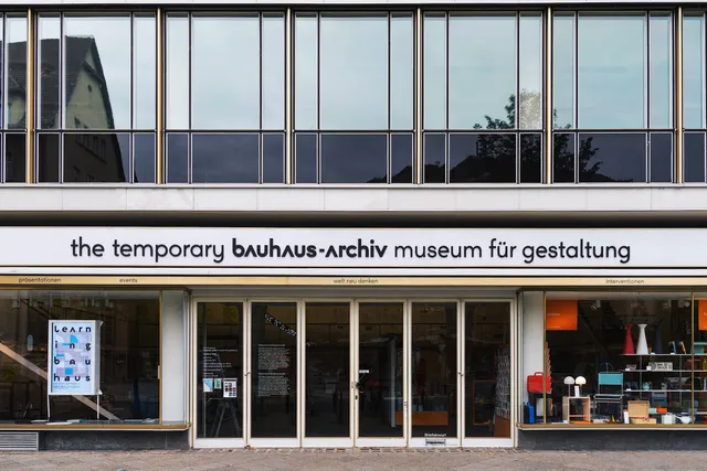 the temporary bauhaus-archiv / museum für gestaltung