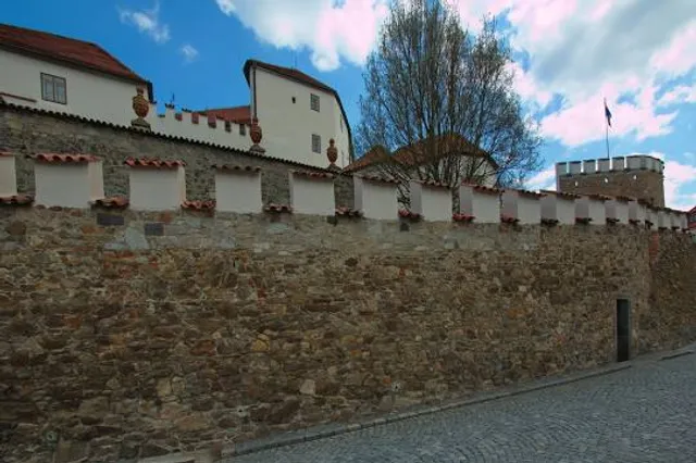 Městské opevnění s hradební baštou