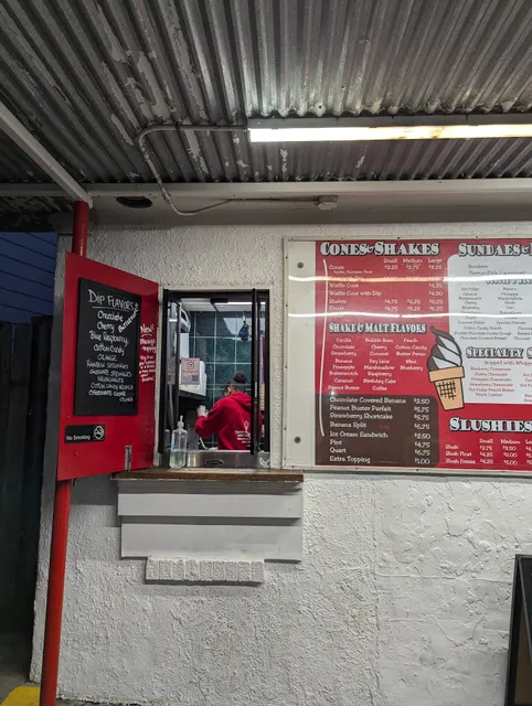 Icecream place with big cones