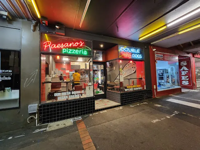 Paesano's Pizzeria with Double Dogs