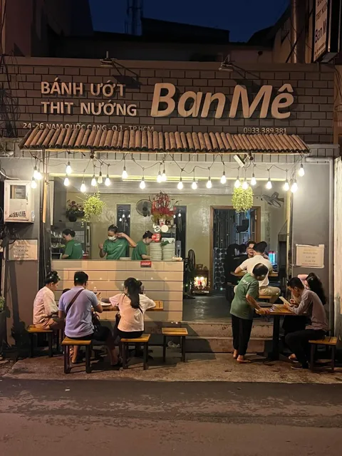Bánh ướt - thịt nướng Ban Mê