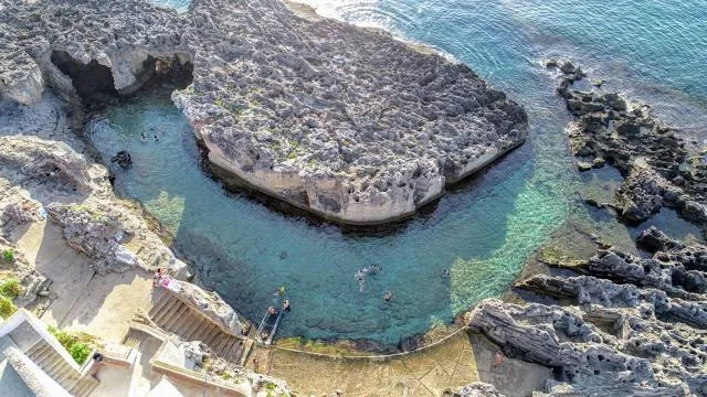 Beach and Natural Pool of Marina Serra