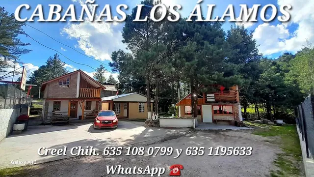 *CABAÑAS Y ALOJAMIENTOS "LOS ALAMOS DE CREEL"