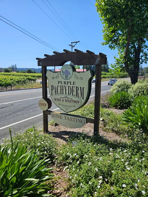 Purple Pachyderm wines at Claypool Cellars