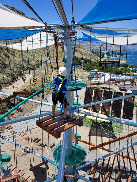 High Trek Chelan Ropes Course & Ziplines at Slidewaters