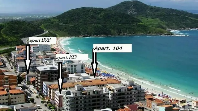 apartamento pé na areia - aluguel de temporada