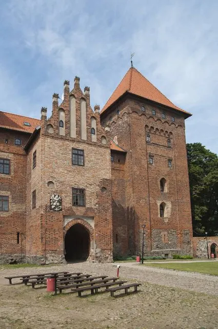 Teutonic castle in Nidzica (Warmian-Masurian Voivodeship)