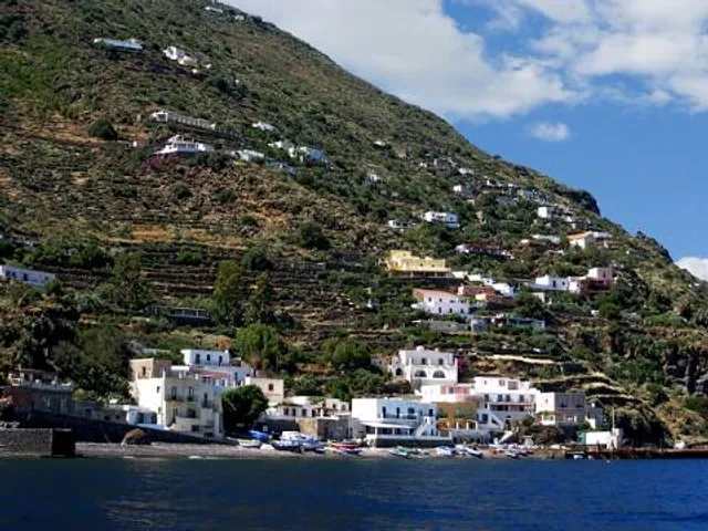 Alicudi Harbor Beach