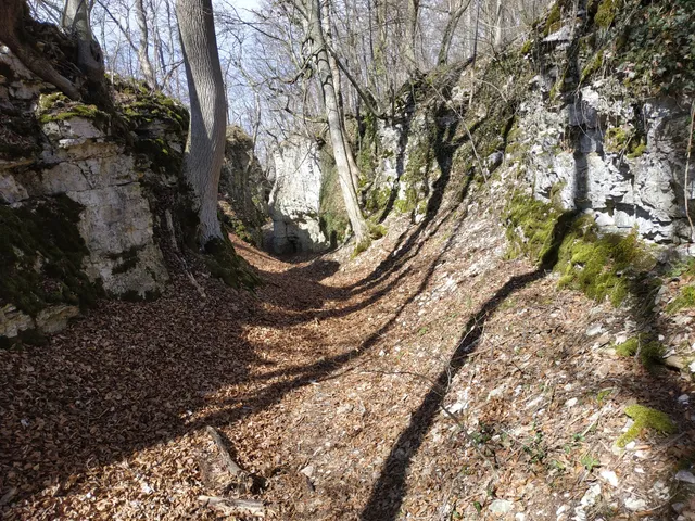 Höllenloch, begehbare Schlucht