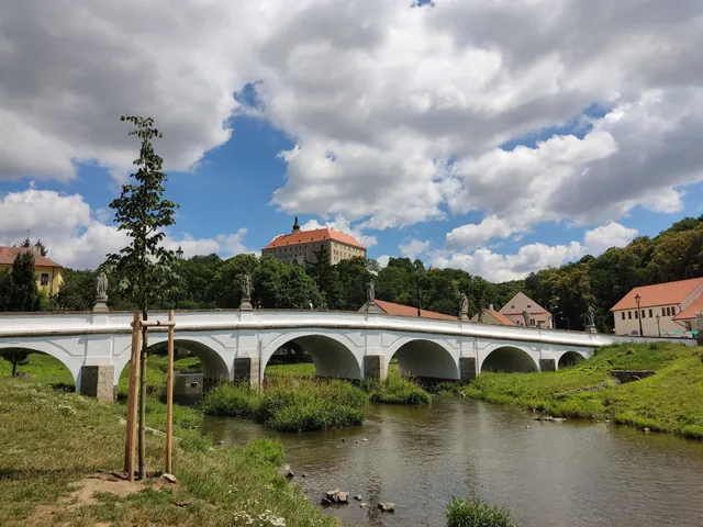 Baroque stone bridge