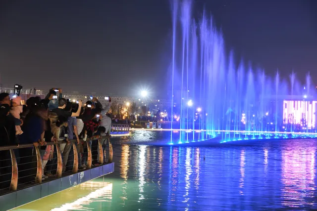 Tashkent City fountain