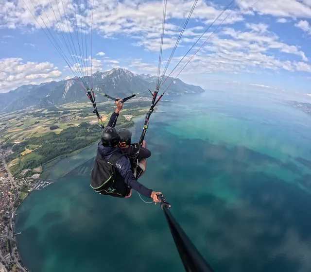 Parapente Montreux - Villeneuve / Fly-Xperience