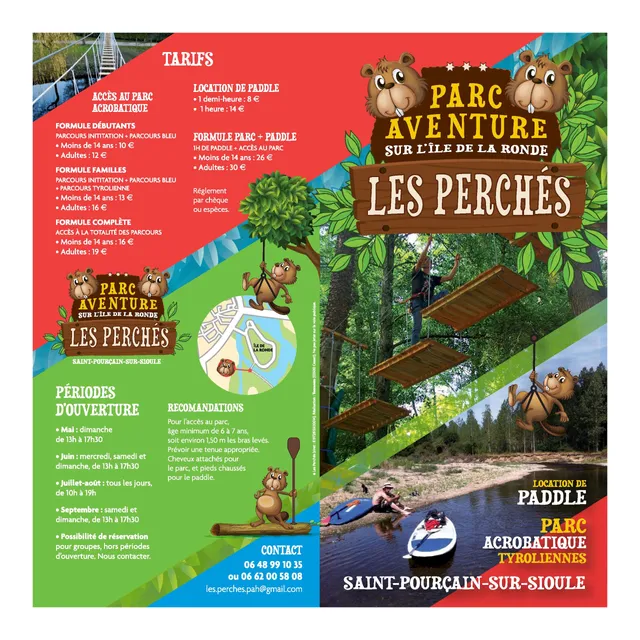Parc Aventure Les Perchés Proche de vichy