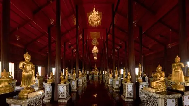 Museum of 80 Buddha Postures Wat Krathum Suea Pla