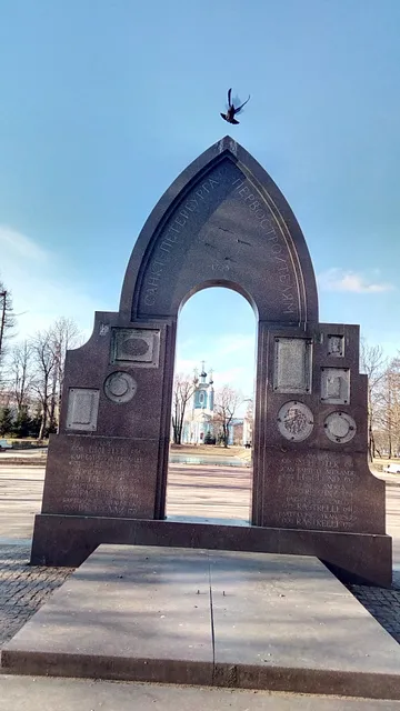 Monument to first builders of St. Petersburg
