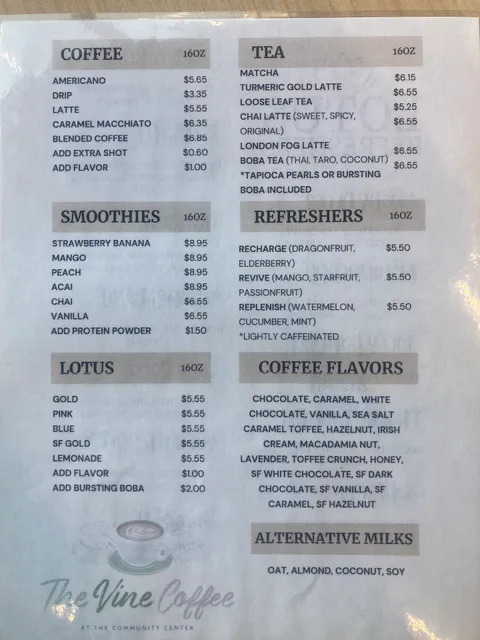 The Vine Coffee Shop