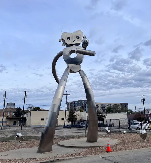 Traveling Man Sculpture - Walking Tall
