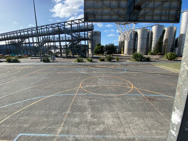 Silo Park Half Basketball Court