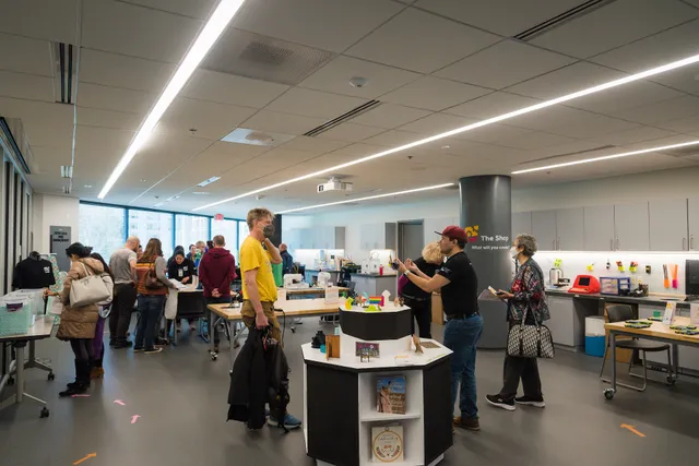 The Shop Makerspace at Arlington Public Library