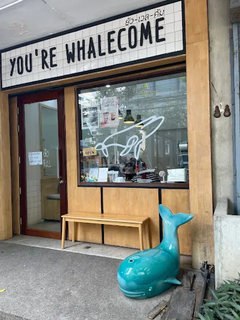 you're​ whalecome​ cafe