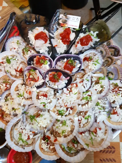 감지해변 포장마차촌