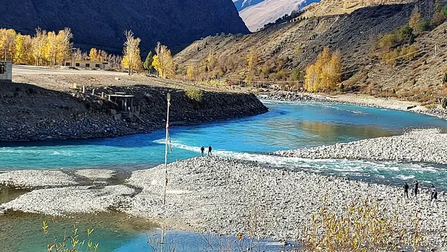 Confluence of Chandra & Bhaga River