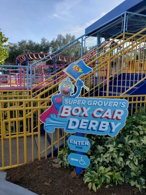 Super Grover's Box Car Derby