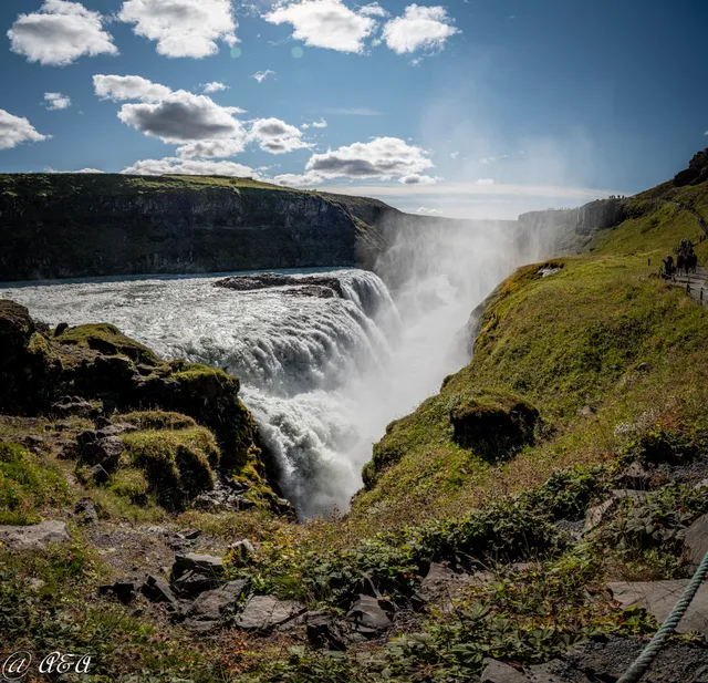 Gullfoss Waterfall Lookout