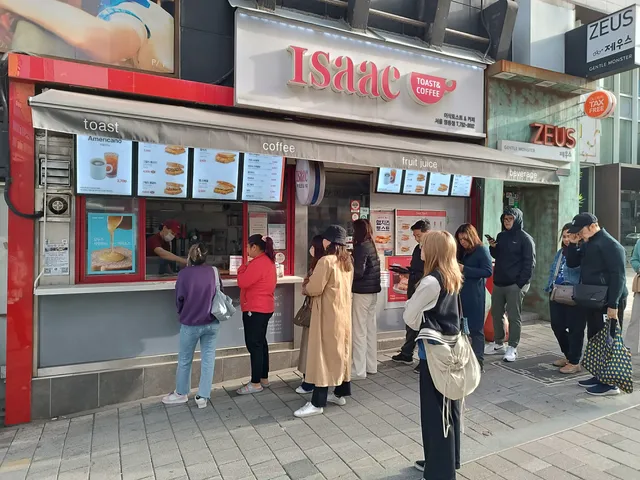 Isaac Toast & Coffee Myeongdong