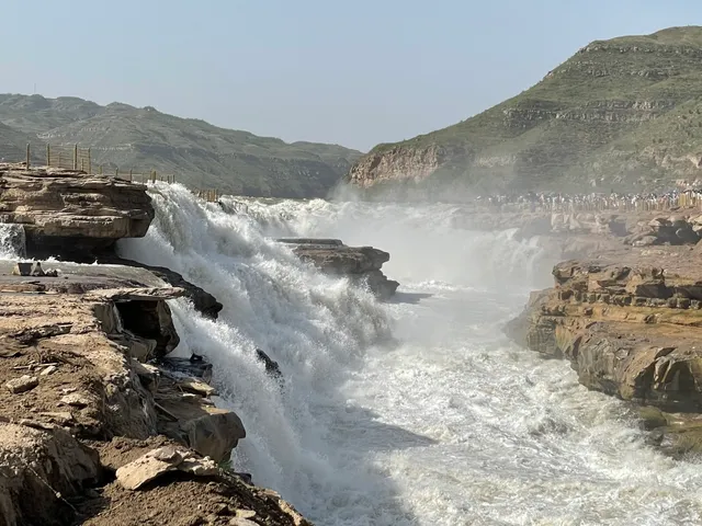 Hukou Falls National Geopark at Yellow River