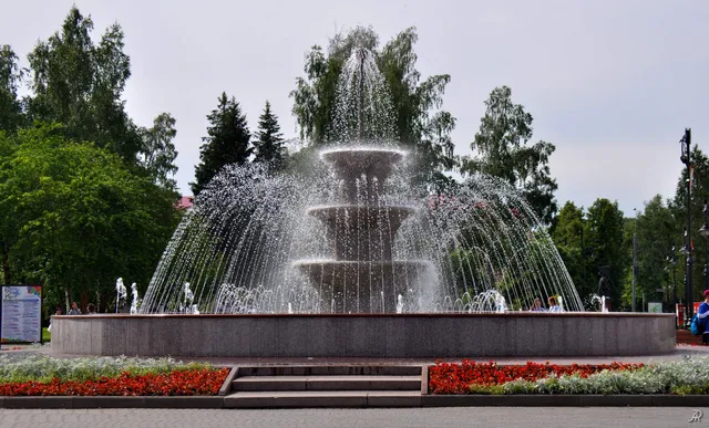 Fountain on the New Cathedral