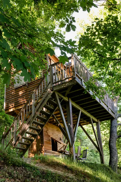 La Cabane perchée - Mamouna et Cabanotte