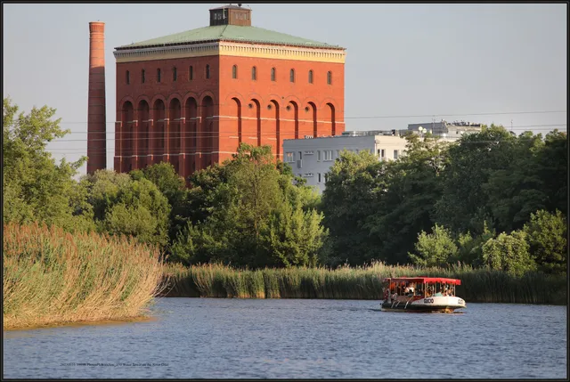 Water Tower on the River Dike