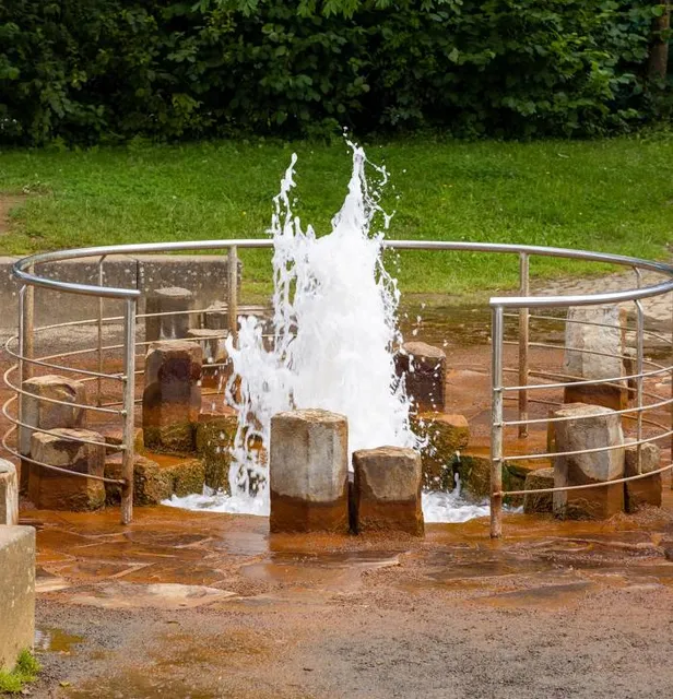 Geysir Wallender Born