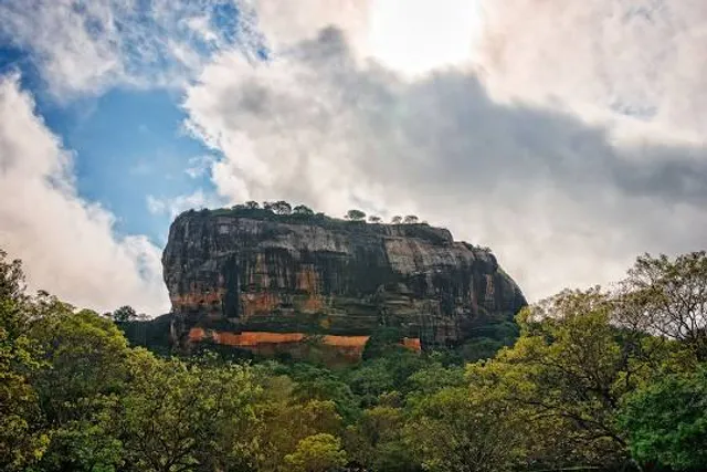 Summit of Sigiriya Rock Mountain