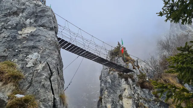 Via Ferrata Sass Brusai (finish)