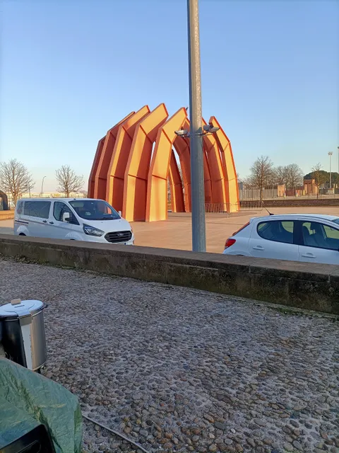 "il Grande Ferro R" Opera di Alberto Burri
