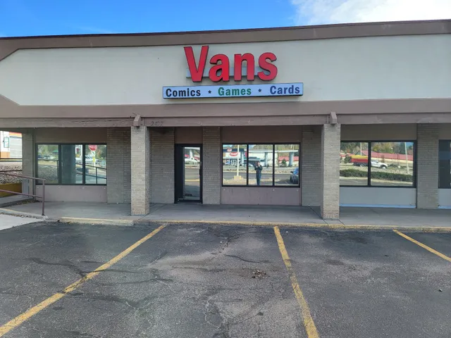 VAN'S COMICS GAMES CARDS