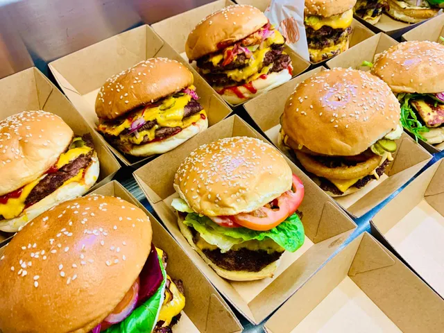 Blue Skies Burgers located in Clayfield Seafood Market