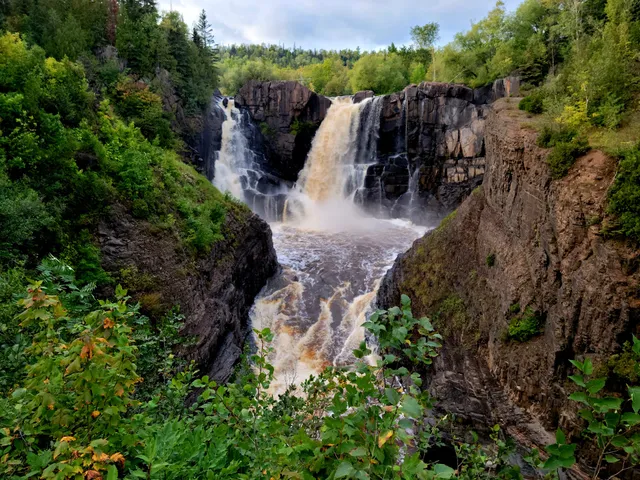 High Falls on the Pigeon River