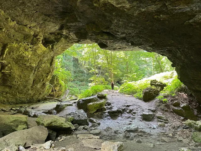 Maquoketa Caves Natural Bridge