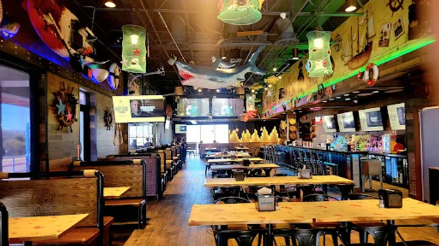 Juicy seafood and bar