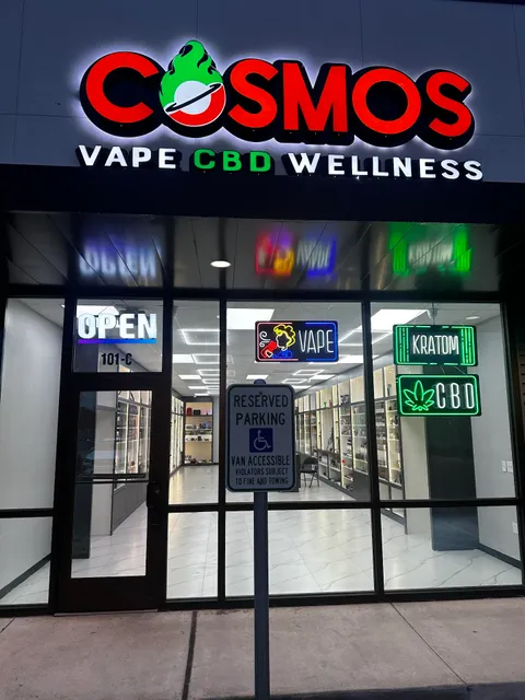 COSMOS SMOKE SHOP | 20% OFF 1st VISIT | Delta 9/10| THC A| THC P | CBD | Kratom | Vape | Cigars | Smoke Shop in Lake Jackson