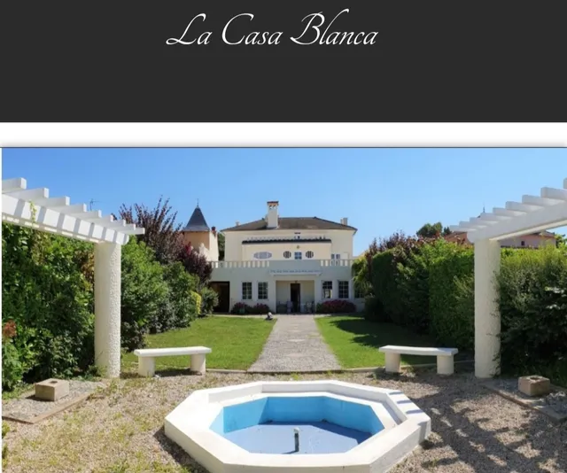 La Casa Blanca - Chambres d'hôtes-Maison bourgeoise Janneyrias