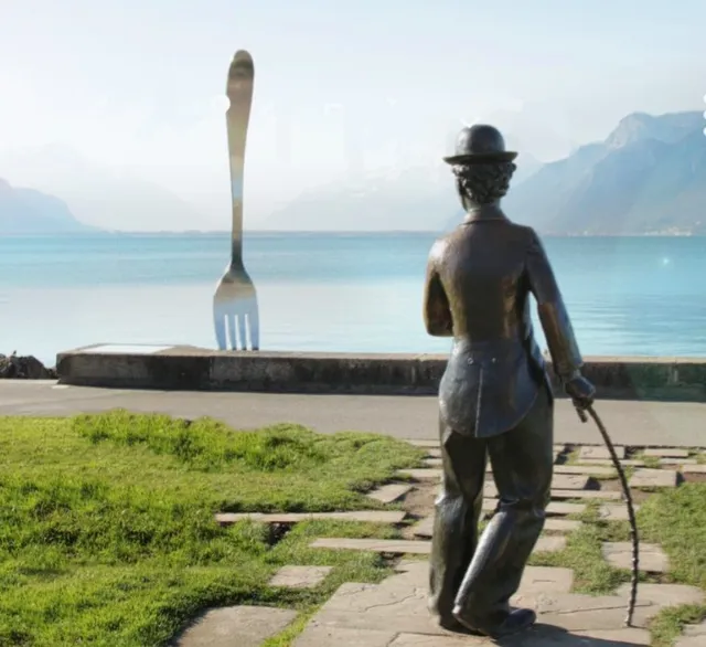 Statue Charlie Chaplin