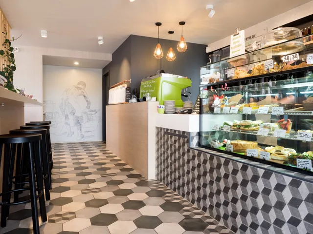 Table at Monks Coffee and Eatery