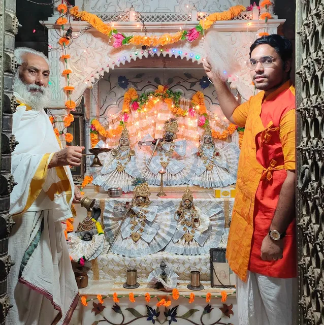 Ancient Meera Bai Temple, Vrindavan