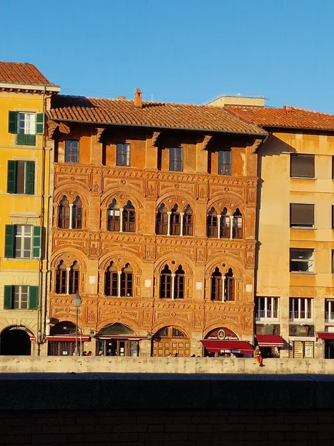 Palazzo Agostini or dell'Ussero or Red