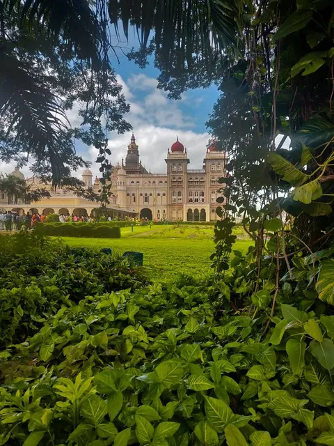 Mysore Palace Garden