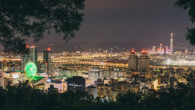 Jiannan Mountain night view